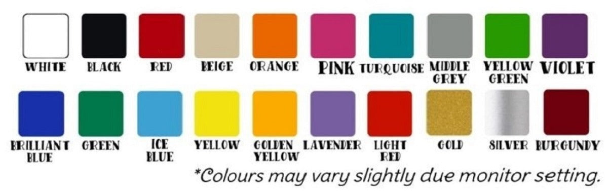 Custom Text Hood Decals | Set of 2