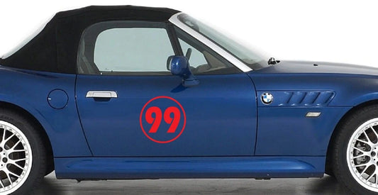 Custom vinyl numbers